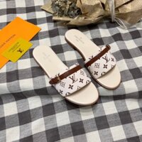 Louis Vuitton 2025 Dép đế phẳng in hình thời trang thoải mái phong cách mới