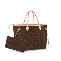 Louis Vuitton Túi Xách Tote Neverfull MM Màu Nâu Lòng Beige M40995