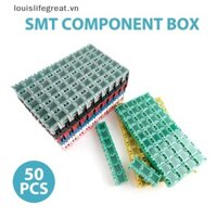 Louislifegreat 50 Cái / bộ SMD SMT Linh Kiện Điện Tử Hộp Đựng Mini Bộ Mới
