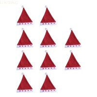 Louting 10 Chiếc Đổi Màu Sáng Lên Mũ Ông Già Noel Phát Sáng Mũ Ngôi Sao Có Đèn Nhấp Nháy Cho Tiệc Giáng Sinh