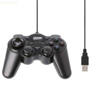 Louting Bộ điều khiển trò chơi USB có dây Tay cầm chơi Game cho PC cho Windows Điều khiển cần điều khiển