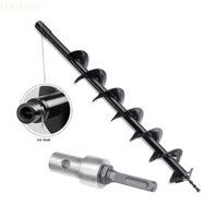 Louting Garden Auger Drill Adapter Keyless Drill Chuck Adapter SDS-Plus sang 1 2In Thread