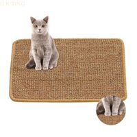 Louting Natural Sisal Cat Scratch Mat Cat Scratcher Sisal Mat Cat Floor Scratching Pad