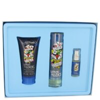 Love & Luck By CHRISTIAN AUDIGIER For Men Gift Set - 1.7 oz Eau De Toilette Spray + 3 oz Hair & Body Wash + .25 oz Mini EDT