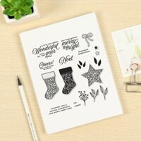 Love * Tất Ngôi Sao Cói Tem Cắt Chết Stencil DIY Thêu Sò Dập Nổi Ảnh