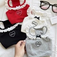 Love Xiami Dog Pet Quần áo mùa hè mỏng chống rụng lông Bichon Bomei Tea Cup Dog Sling thoáng khí