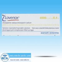 Lovenox 4000 điều trị, phòng ngừa huyết khối (Hộp 2 ống)