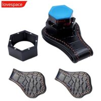 Lovespace 1 Ren Da Bò Tắt Tiếng Kẹp Phấn Được Sử Dụng Với Từ Phấn Hộp Bảo Quản Phụ Kiện Bida V1W3