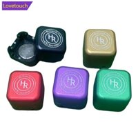 Lovetouch 1 Hộp Bảo Quản Phấn Kim Loại Vuông Yên Tĩnh Từ Phấn Kẹp Bida Đồ Dùng Phụ Kiện D4F2