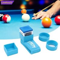 Lovetouch 1 Kẹp Phấn Silicon Im Lặng Hấp Phụ Từ Tính Cho Vuông Tròn Phấn Bể Bơi Cue Bột Hộp Bi-a Phụ Kiện D5U6
