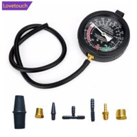 Lovetouch 9 Cái / bộ Máy Kiểm Tra Bơm Nhiên Liệu Chân Không Ô Tô Máy Đo Máy Bơm Nhiên Liệu Máy Đo Chân Không Rò Rỉ Bộ Chế Hòa Khí Áp Lực Chẩn Đoán Bộ Cho Xe Ô Tô Sửa Chữa Xe Máy J9S7