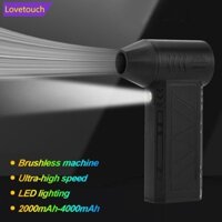 Lovetouch Máy Thổi Khí Điện Turbo Quạt Phản Lực Động Cơ Không Chổi Than Tốc Độ Cao Turbo Bạo Lực Quạt Sạc USB Mạnh Mẽ Hút Bụi L2O9
