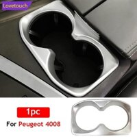 Lovetouch Nội Thất Ô Tô Cốc Đựng Matte Chrome Khung Viền Dán Cho Xe Đạp Peugeot 4008 5008 3008 GT 2017 2018 Phụ Kiện Tạo Kiểu E6V6
