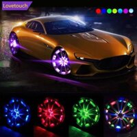 Lovetouch Xe Ô Tô Tự Động Chống Nước Bánh Xe LED Năng Lượng Mặt Trời Đèn Flash Bánh Xe Ô Tô Vành Lốp Đèn LED Ô Tô Nổ Nhấp Nháy Đèn LED Nắp Lốp Đèn I6P4