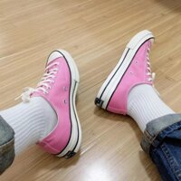 Lovito Yêu Nước Converse 1970 Màu Hồng Nữ Giày Vải Đế Lưu Hóa Nam Cao Cấp Giày Cặp Đôi Phù Hợp Với Giày Thấp Cổ #XZ319#