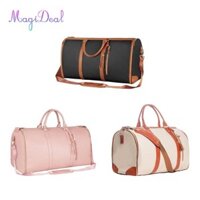 [Lovoski2] Túi Duffle Da PU Đa Năng Nhẹ Mang Theo Túi Tote Đeo Vai Túi Xách Kinh Doanh Túi Du Lịch Đi Bộ Đường Dài