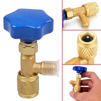 Low Pressure Dispensing Valve Bottle Opener 1/4 Sae Connector Refrigerant Bottle Can Tap For R22 R134A R410A Gas