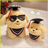 Loye Bác Sĩ Mũ Chó Con Sang Trọng Búp Bê Quà Tặng Cho Bé Gái Trang Trí Nhà Mùa Tốt Nghiệp Đồ Chơi Nhồi Bông Cho Trẻ Em