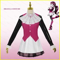 Loye Monster High Draculaura váy hồng váy đóng vai vải cosplay trang phục dự tiệc Halloween