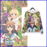 Loye My Deer Friend Nokotan Torako Koshi Noko Shikanoko Áo Hoodie Anime Áo Unisex Dài Tay Top Cosplay