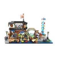 LOZ 1049 IZAKAYA PHONG CÁCH NHẬT BẢN bộ đồ chơi xếp lắp ráp ghép mô hình Modular Buildings Mô Hình Nhà Cửa 2249 khối
