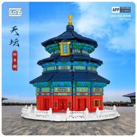 LOZ 1068 non Lego PHÒNG CẦU NGUYỆN THIÊN ĐÀN bộ đồ chơi xếp lắp ráp ghép mô hình Buildings 4217 khối