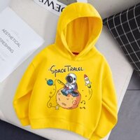 Loz Áo Khoác sweater Tay Dài In Hoạt Hình Phi Hành Gia Dễ Thương Thời Trang Mùa Đông Cho Bé Trai