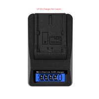 LP-E6 DC Pin Máy Ảnh Màn Hình LCD USB Sạc Cho Canon EOS 5D Mark II 2 III 3 6D 7D 60D 60Da 70D 80D DSLR EOS 5DS LP E6 LP-E6N DC USB