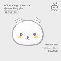 LP - Gối đa năng La Pomme dịu êm đáng yêu - Ghi - SS24.T10B