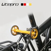 Lp Litepro Xe Đạp Easywheel Mở Rộng Thanh Giá Đỡ Phía Sau Khối Kính Thiên Văn Thanh Dễ Dàng Bánh Xe Cho Brompton Pike 3 Sáu Mươi Gấp Xe Đạp