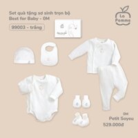 LP - Set quà tặng sơ sinh trọn bộ Best for Baby - Trắng - 0-3M - SS24.T3A