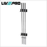 LP8891 - VERTICAL BARBELL RACK/ Kệ đòn tạ, giá đỡ tạ treo tường (3 thanh) - LIVEPRO