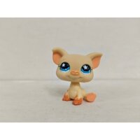 Lps Hình Heo Vàng Mắt Xanh #7076 Đồ chơi Littlest Pet Shop