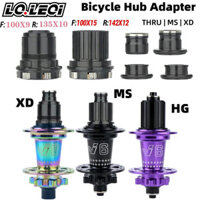 Lqleqi MTB Cube Adapter Hub Xe Đạp Micro Spline 8 / 9 / 10 / 11 / 12 Tốc Độ Bushing THRU / QR Cap Freehub Xd MS Adapter Xe Đạp Leo Núi