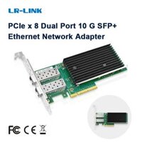 LR-LINK 1010pf-2sfp Dual-Port 10 Gigabit Ethernet Card mạng PCI thể hiện sợi quang máy chủ Adapter Nic Intel chip dựa