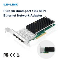 LR-LINK 9804bf-4sfp Quad-Port PCIe 10GB Card mạng Nic PCI Express x8 10 Gigabit máy chủ Adapter dựa trên Intel xl71