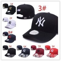 Lriy New Era NY mlb York Yankees mũ nam / nữ thêu mũ bóng chày thể thao