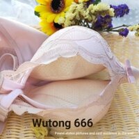 [Lrz666] Đồ dùng trang phục chéo giả mẹ Ngực nhỏ Siêu dày 9CM Áo ngực bốn vành có thể điều chỉnh thoải mái thoáng khí ren