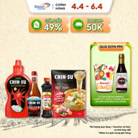 [LS] Combo 1 hạt nêm ngọt thanh xương hầm 400gr + Tương ớt 2kg + nước tương Chin-su sánh đậm + nước mắm cá cơm 720ml