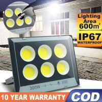 LS đèn pha led ngoài trời 500W 400W 300W 200W Siêu Sáng,Đèn Hắt Sân Vườn IP66 Chống thấm