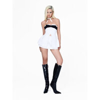 LSOUL Áo Cúp Ngực Đính Nơ Vạt Xẻ + Chân Váy Ngắn Cá Tính Quyến Rũ Asra Set B23091350-NEWTAG