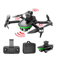 LSRC-S5S 2.4G WIFI FPV With 6K HD Dual Camera 18mins Flight Time Optical Flow Positioning Brushless Foldable RC Drone Qu