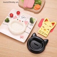 Lsvn 1 Bộ Hoạt Hình Dễ Thương Hình Trẻ Em Bento Sushi Nori Khuôn Cơm Trang Trí Dao Bento Máy Sandwich Dụng Cụ DIY Phụ Kiện Nhà Bếp HOT