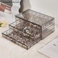 Lsvn 1 Gói 3 Lớp 72 Lưới Dung Tích Lớn Vòng Bông Tai Vòng Cổ Trang Sức Hộp Bảo Quản Để Bàn Ngăn Kéo Tổ Chức Chống Bụi Hộp Bảo Quản HOT