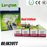 Lt 4 Chiếc IK20TT-4702 Denso Dual Iridium Power Bugi IK20TT 4702 Phù Hợp Cho Xe Chevrolet Toyota Caldina Audi Lexus Honda BMW IK20TT-4702Car Plug