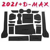 Lt Bộ 18 Đệm Silicon Lót Cốc / Cửa Xe Hơi isuzu Dcmax d-max 2021 2022 2023 + Khử Mùi Hôi