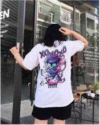 < FREESHIP > Áo thun nam nữ vải thun cotton mềm mịn thấm hút mồ hôi form 75kg  XO  - Đen,M