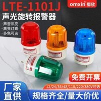 Lte-1101j Âm Thanh Và Ánh Sáng Báo Động Xoay 12V24V220V Âm Thanh Cao Buzzer LED Cảnh Báo Đèn Báo Động