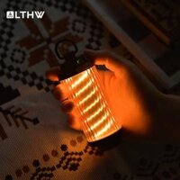 LTHW Luteng Đèn Cắm Trại Ngoài Trời Retro Bầu Không Khí Đèn Lều Đèn Cắm Trại Chiếu Sáng Đa Năng Đèn Pin Nhỏ dây bóng đèn ngoài trời đèn ngủ dã ngoại