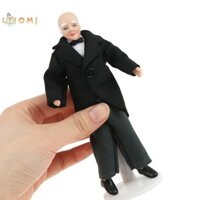[Ltiomj] 1: 12 Nhà Búp Bê Mô Hình Búp Bê Sứ Thu Nhỏ Ông Già Người Hầu Butler Đồ Chơi Búp Bê [Hot]